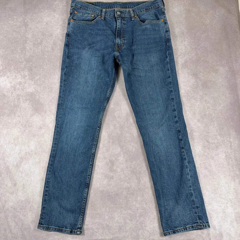 Levi's 511 Slim Fit Blue Denim Jeans 36x32 Mens‎ Classic Casual Stretch Pants